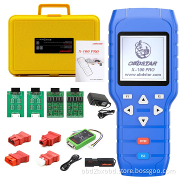 OBDSTAR X-100 PRO Auto Key Programmer (C+D) Type for IMMO+Odometer+OBD Software Get Free PIC and EEPROM 2-in-1 Adapter